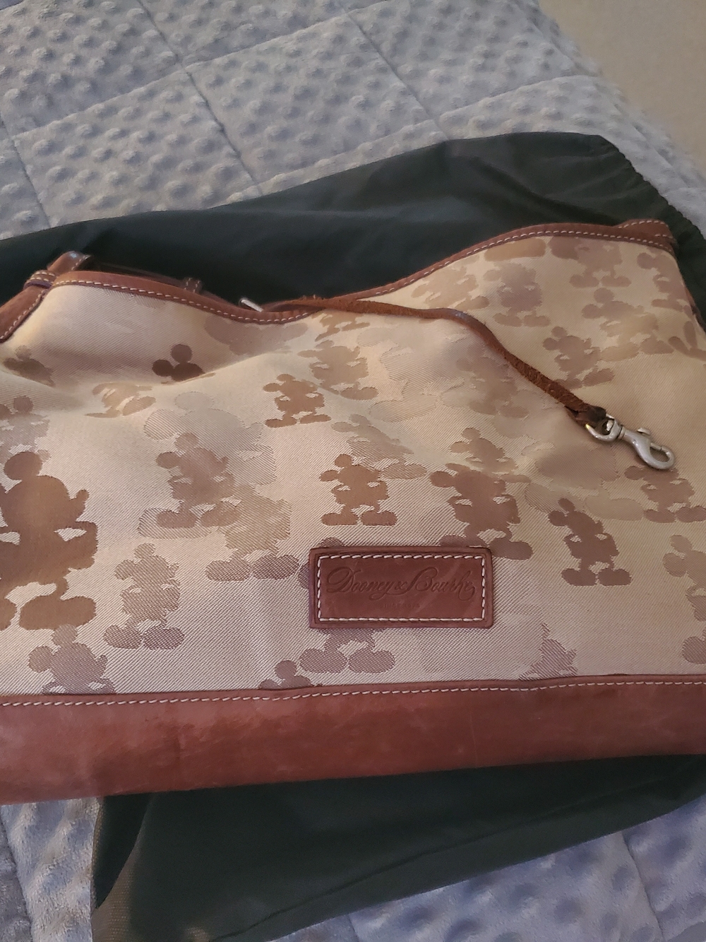Dooney & Bourke Tan & Brown Signature Shoulder Bag